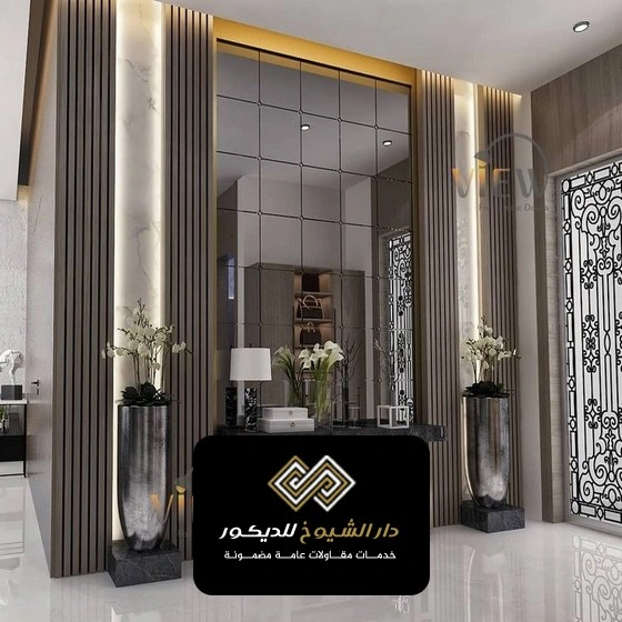 تفصيل مرايا جدار كامل أبوظبي